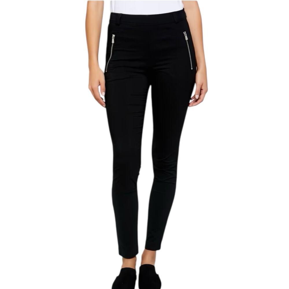 NWT Anatomie Marisa Curvy High Rise Moto Zipper Travel Pants Size XS - Picture 2 of 9